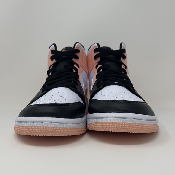 Nike Air Jordan Retro I Mid Arctic Orange Crimson - Picture 3 of 8